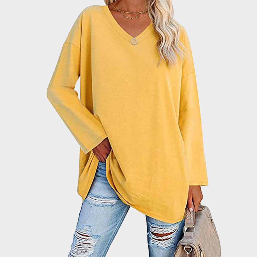 Loose V-Neck Top
