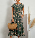 Deborah Elegant Floral Dress