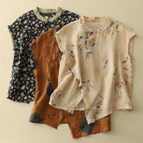 Amanda Vintage Sleeveless Top