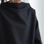 Angela Oversized Funnel Neck Top