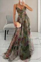 Cindy Floral Print Maxi Dress