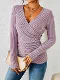 Barbara V-Neck Wrap Top