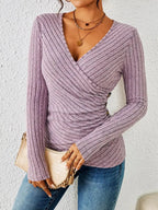 Barbara V-Neck Wrap Top