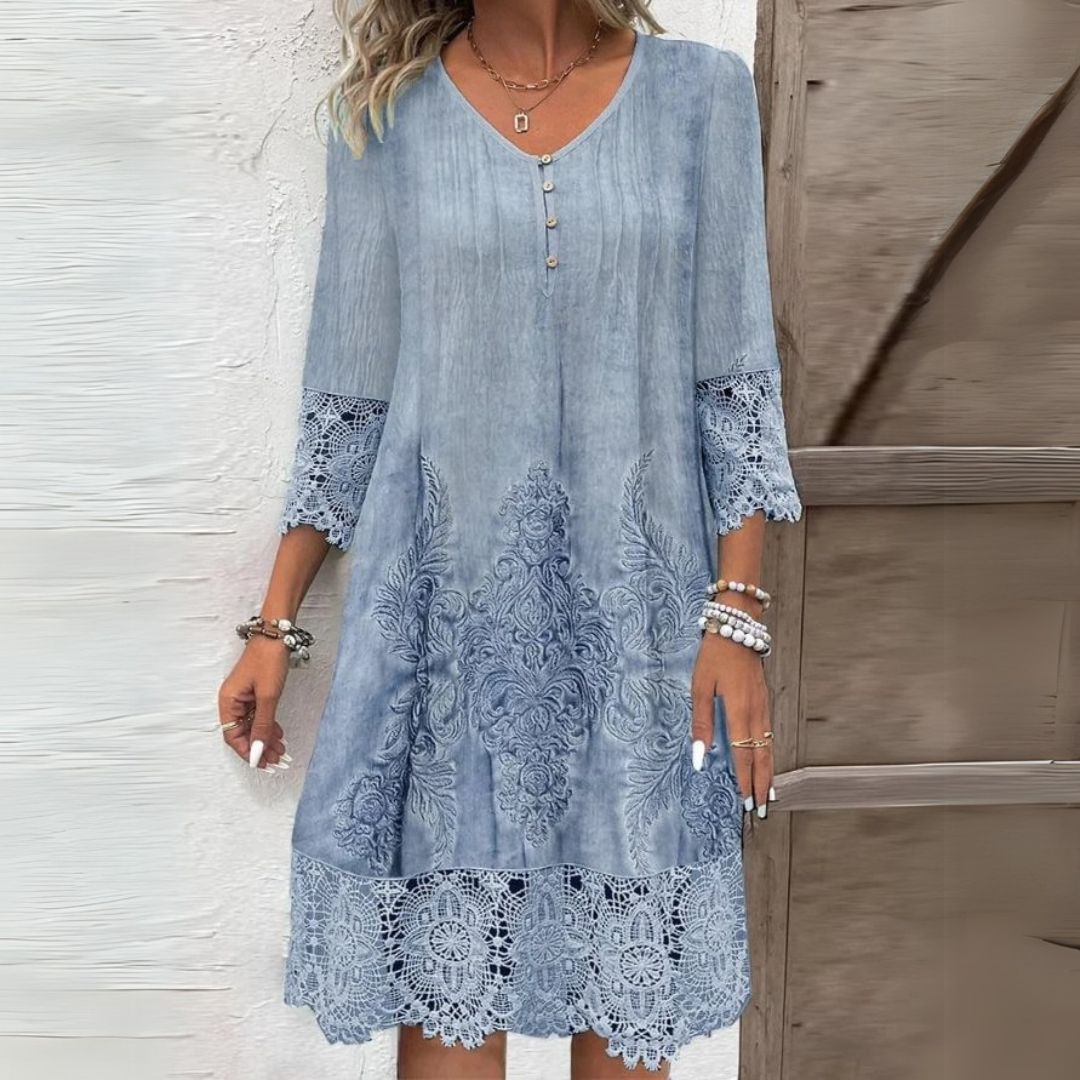 Jenna Floral Midi Dress