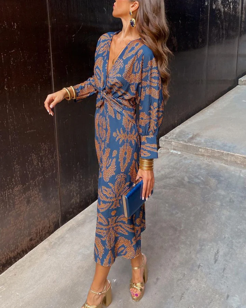 Julie Long Sleeve Maxi Dress
