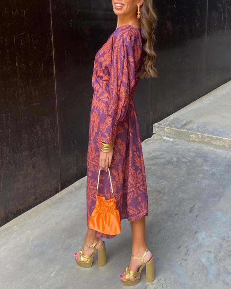 Julie Long Sleeve Maxi Dress
