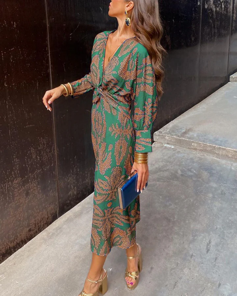 Julie Long Sleeve Maxi Dress