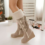Daisy Fur Lined Wedge Boots