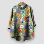 Geraldine Dog Print Shirt