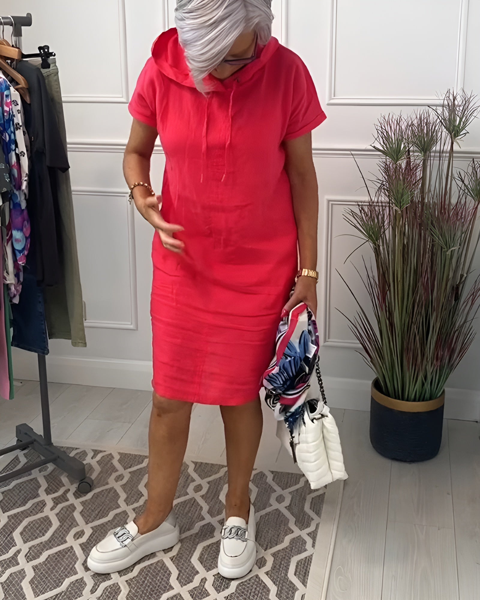 Tina Relaxed Hoodie Dress