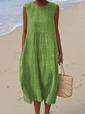 Roxanne Sleeveless Dress with Pockets