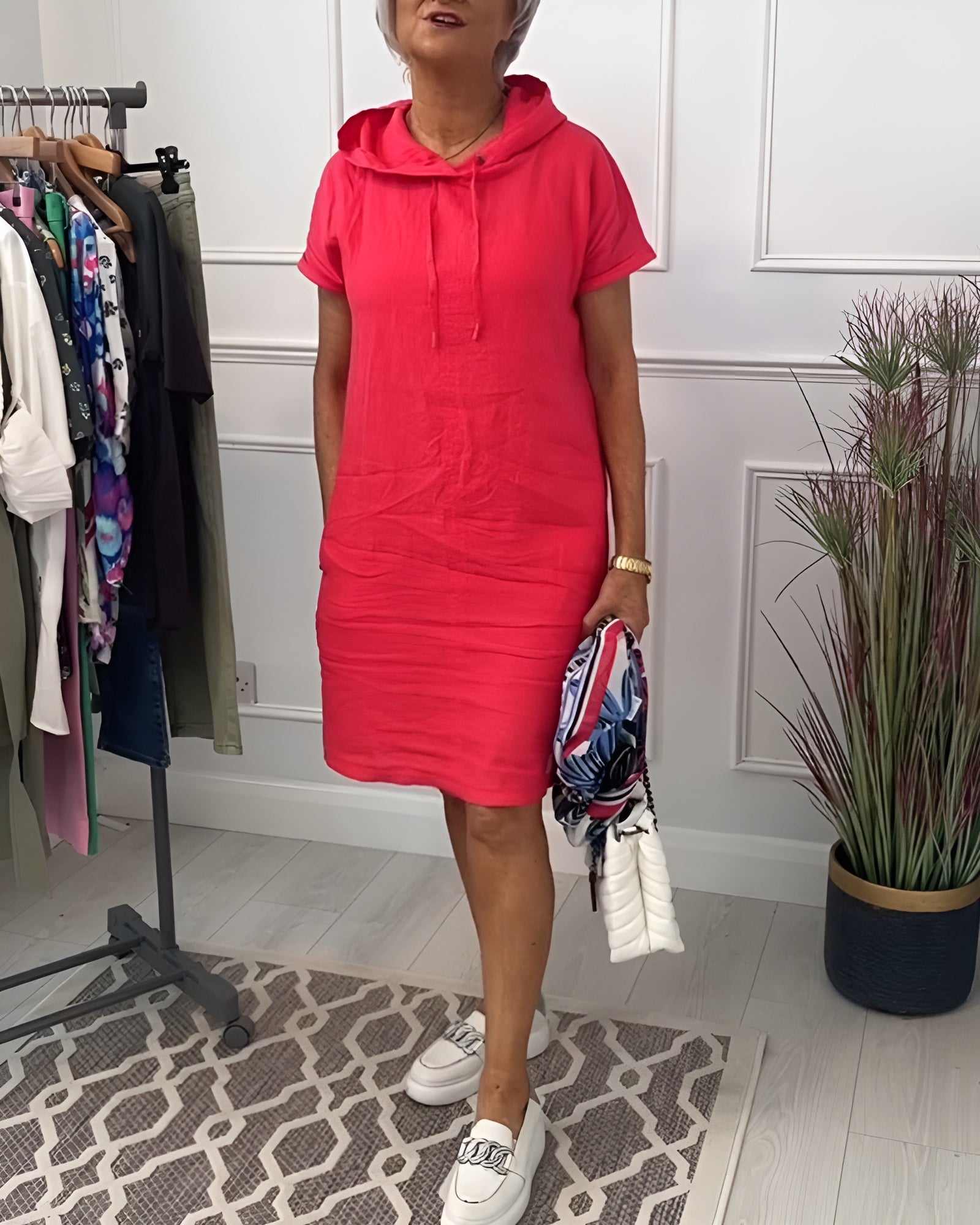 Tina Relaxed Hoodie Dress