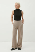 Harlow Wide-Leg Knit Trousers