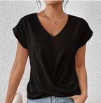 Hallie V-Neck Twist Front Top
