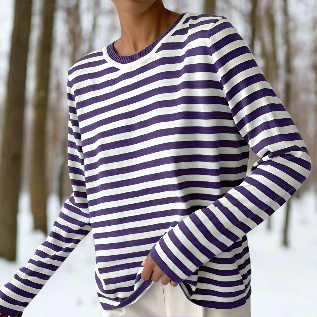 Gail Striped Long Sleeve T-Shirt