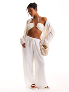 Solara Linen Drawstring Trousers
