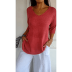 Libby V-Neck Relaxed Fit Tunic Top