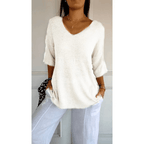 Libby V-Neck Relaxed Fit Tunic Top