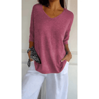 Libby V-Neck Relaxed Fit Tunic Top