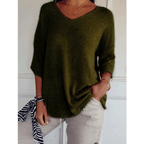 Libby V-Neck Relaxed Fit Tunic Top