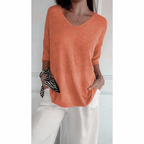 Libby V-Neck Relaxed Fit Tunic Top