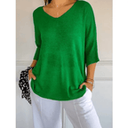 Libby V-Neck Relaxed Fit Tunic Top