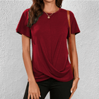 Lucy Twist Front Casual T-Shirt