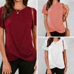 Lucy Twist Front Casual T-Shirt