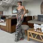Cassandre V-Neck Slip Maxi Dress