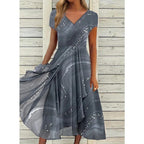 Emily V-Neck Midi Dress