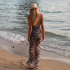 Cassandre V-Neck Slip Maxi Dress