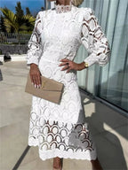 Lace Summer Party Maxi Dress