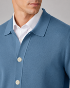 Men's Knit Cardigan Button Front Collar Classic Fit