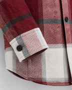 Men's Plaid Flannel Overshirt - Warm Brushed Check Shirt Jacket