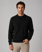 Men's Wool Crew Neck Sweater Lightweight Fine Knit Classic