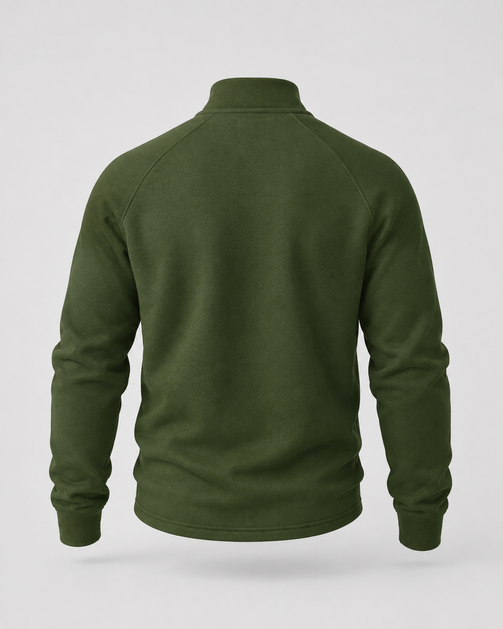 Men's Half Zip Pullover – Funnel Neck Raglan Sleeve