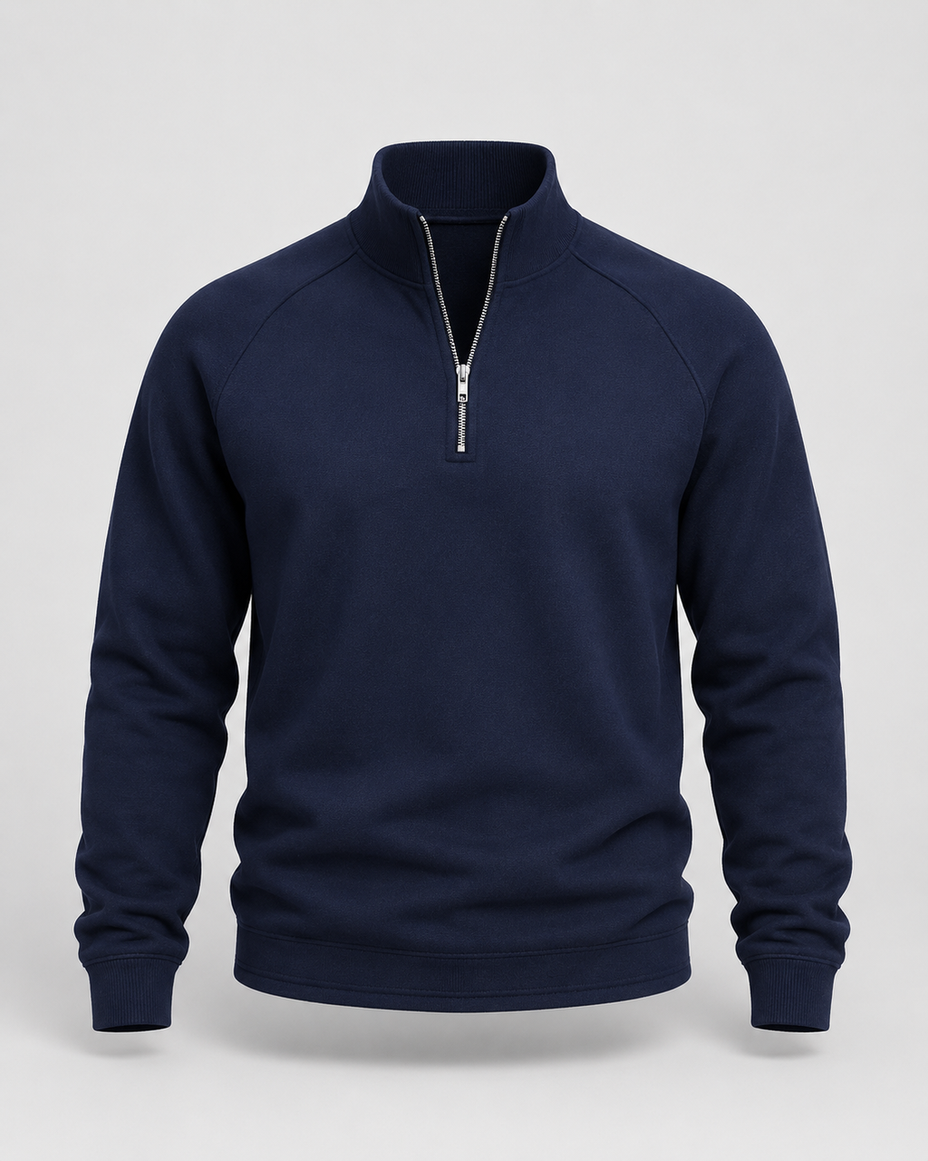Men's Half Zip Pullover – Funnel Neck Raglan Sleeve