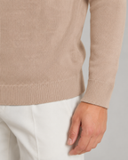 Men's Quarter-Zip Knitted Polo
