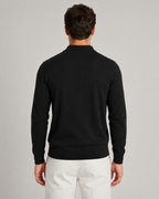 Men's Quarter-Zip Knitted Polo