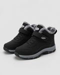 Men's Winter Ankle Boots - Lace-Up Strap with Rugged Lug Sole