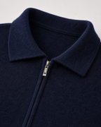 Men's Wool Zip-Up Sweater