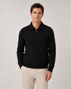 Men's Wool Zip-Up Sweater