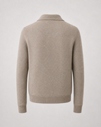 Men's Wool Zip-Up Sweater