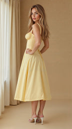 Margaret Corset Midi Dress