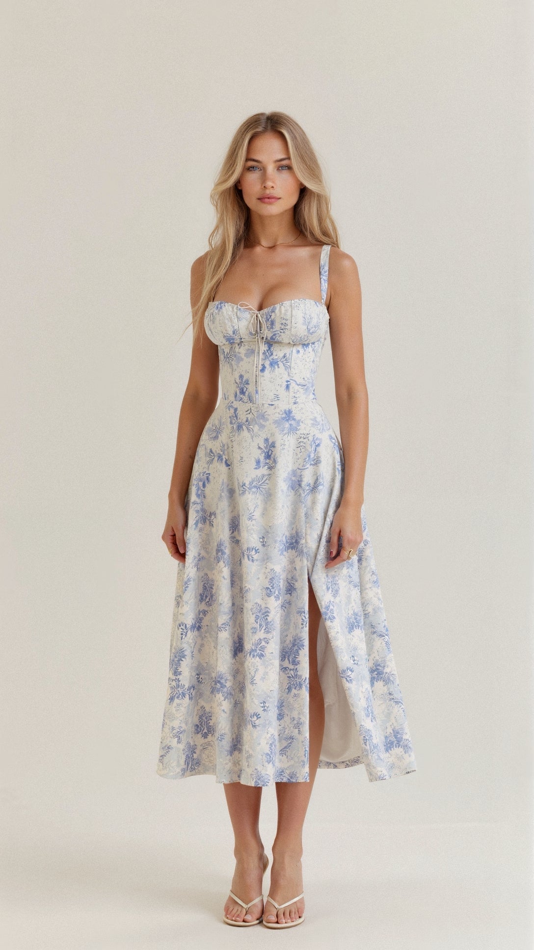 Margaret Corset Midi Dress