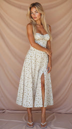 Margaret Corset Midi Dress