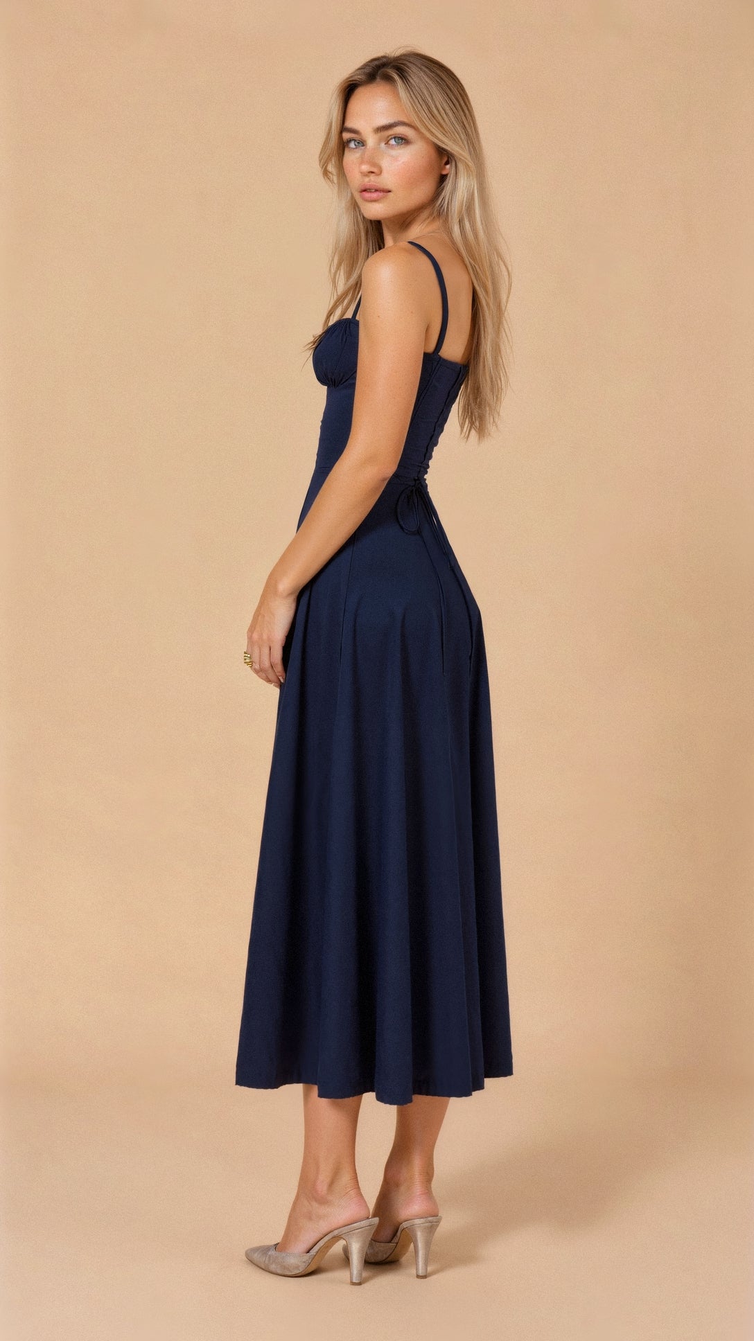 Margaret Corset Midi Dress