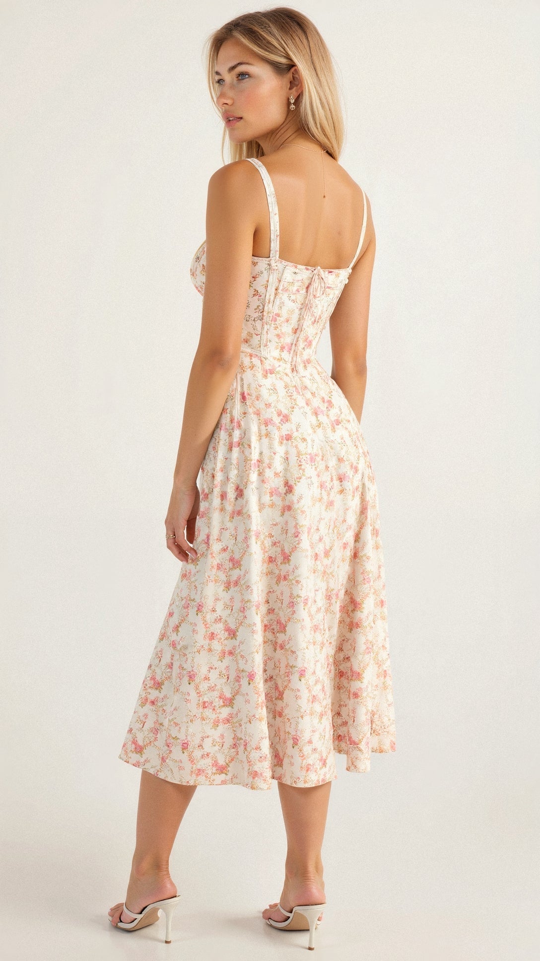 Margaret Corset Midi Dress