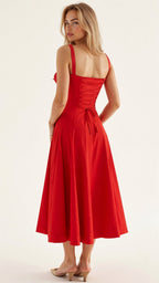 Margaret Corset Midi Dress