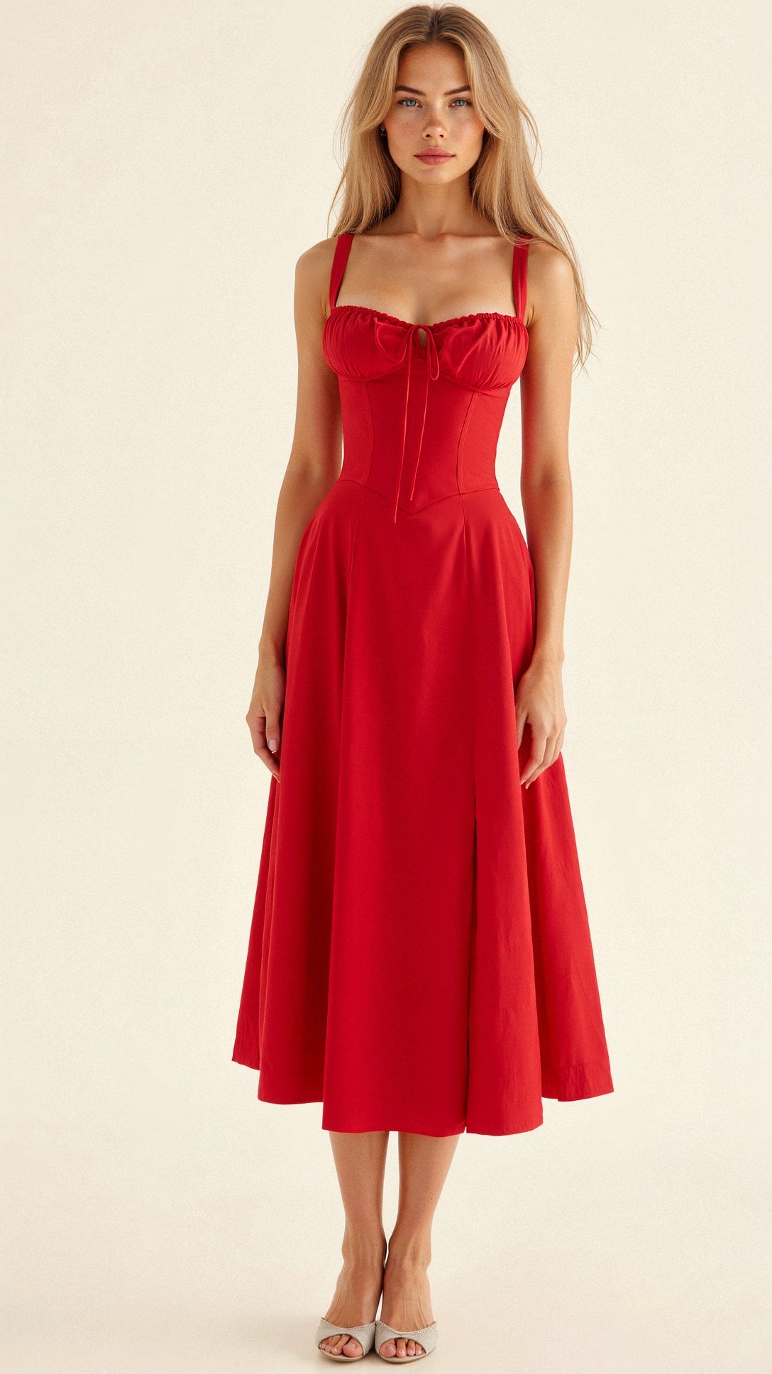 Margaret Corset Midi Dress